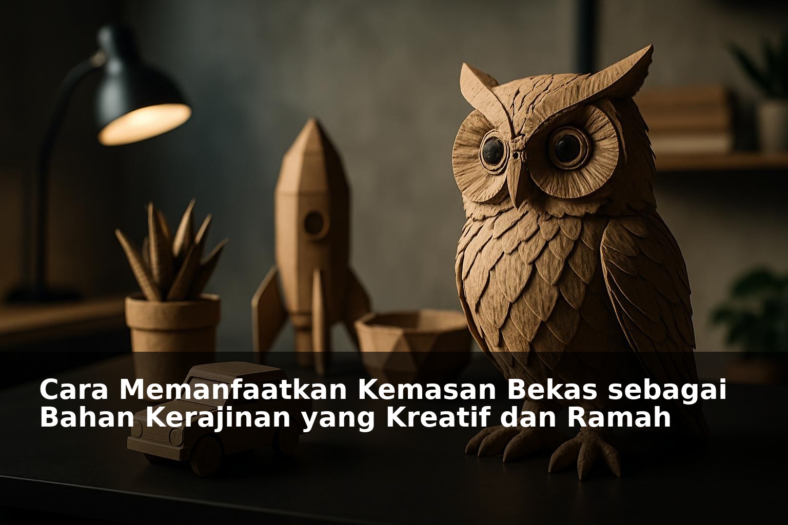 Kerajinan tangan dari kemasan bekas yang kreatif dan ramah lingkungan